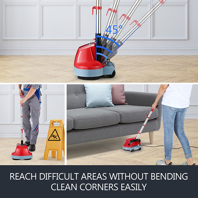 5 in 1 Floor Polisher Timber Carpet Tile Cleaning Wax Scrubber Buffer Cleaner