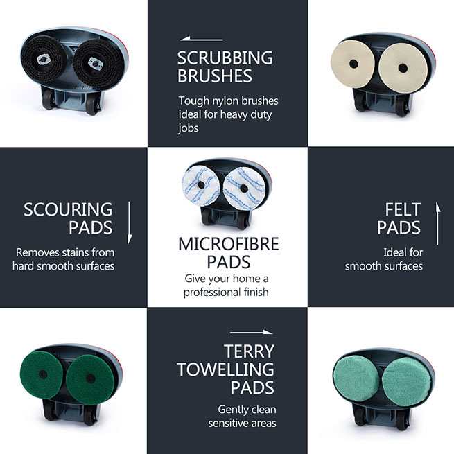 5 in 1 Floor Polisher Timber Carpet Tile Cleaning Wax Scrubber Buffer Cleaner