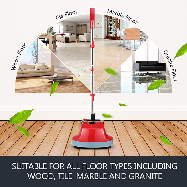 5 in 1 Floor Polisher Timber Carpet Tile Cleaning Wax Scrubber Buffer Cleaner