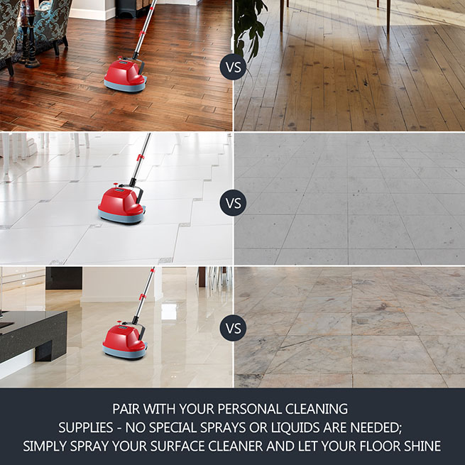 5 in 1 Floor Polisher Timber Carpet Tile Cleaning Wax Scrubber Buffer Cleaner