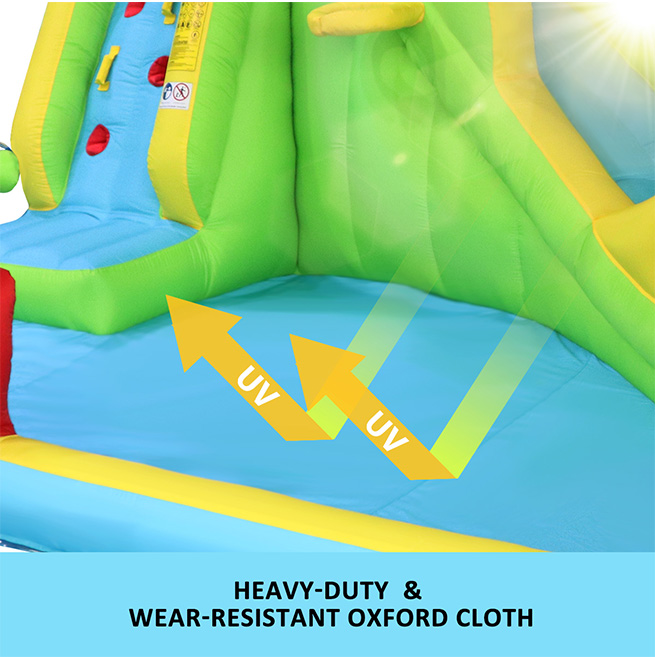 Inflatable Water Park Water Slide Jump Castle Pool Outdoor Toy Bouncer Play Centre